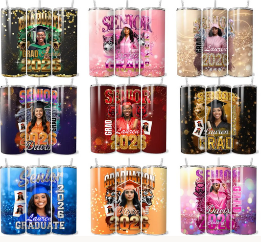 Graduation Tumbler 20 oz