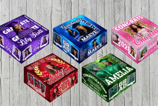 12 Customized Favor Boxes (Favors NOT included)